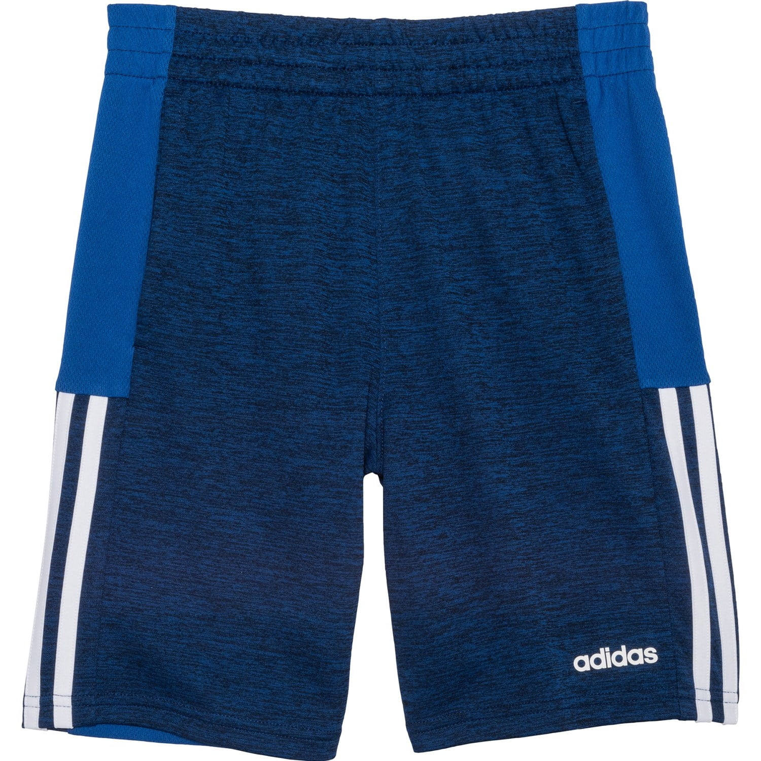 Adidas ADIDAS BOYS SHORTS MELANGE BLUE SZ XLARGE 18 20 SHORTS PANT BASKETBALL SPORT