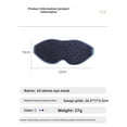 thumbnail image 4 of 3D Three-Dimensional Breathable Mesh Eye Mask Integrated Nose Wing Light Blocking Nap 0 Pressure Rebound Memory Foam Sleep Eye Protection Mask, 4 of 8