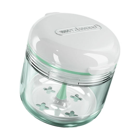 Xingzhi Convenient Wet - Denture ABS Denture Denture Brush And Cleaning For Dentures And Dental Appliances Unique Practical Green Pine White