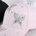 thumbnail image 4 of Duoif Rhinestone Baseball Caps for Women Men Sequins Casual Sports Cap Rhinestone Hat Sequin Hat, 4 of 7