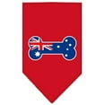 thumbnail image 4 of Pet and Dog Bandana Screen Printed, "Bone Shaped Australian Flag", 4 of 10