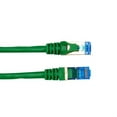 thumbnail image 3 of QualGear RJ45 Cat 7 Ethernet Patch Cable, 10Gpbs High-Speed Cable, 600MHz, Triple-Shielded, Round, 3 Feet, Green, 3 of 4
