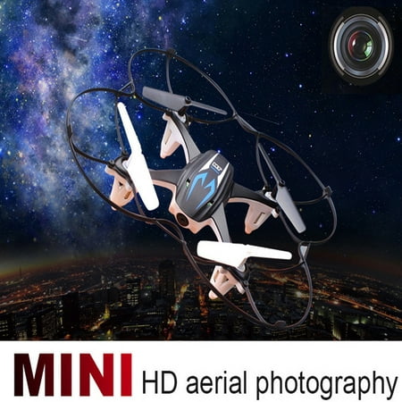 Mini RC Quadcopter 2.4GHz 4CH 6-Axis Gyro 3D UFO Drone With 2.0MP HD Camera