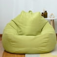 thumbnail image 2 of AUQ Bean Bag Cover,Ample Space Bean Bag for Stuffed Animals Storage,Stable Stitchline Bean Bag Chair Cover Only,Brown3, 2 of 4