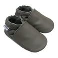 thumbnail image 4 of Mejale Baby Shoes Infant Toddler Moccasins Shoes Boys Girls Soft Sole Pre-Walkers (12-18 Month) Grey, 4 of 6