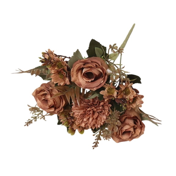 Household Imitation Indoor Flowers Home Decor Flowers For Centerpiece Arrangement Cloth Color of No.11 1 PC