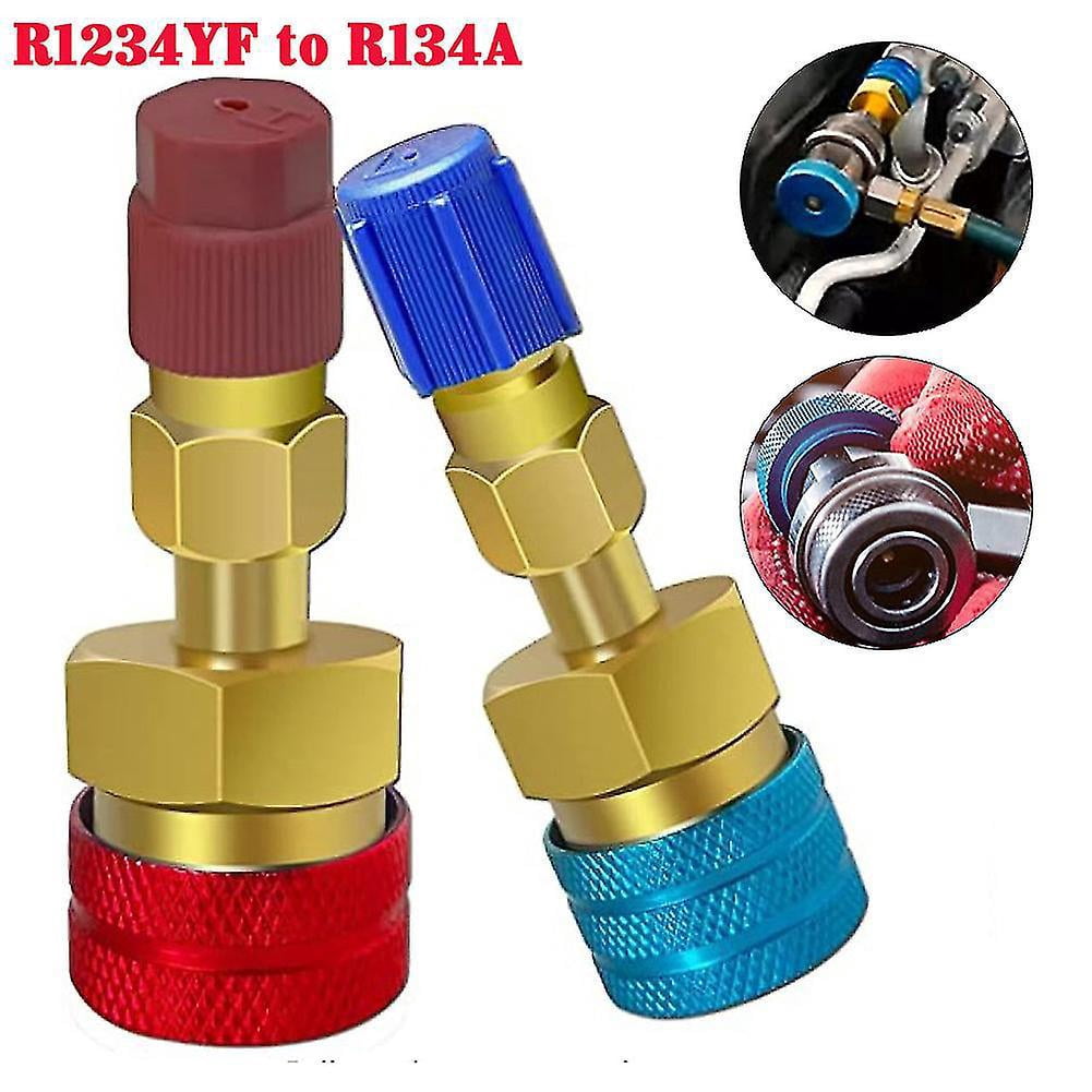 2pcs Quick Connector Adapters R1234yf To R134a High Quick Couplers ...