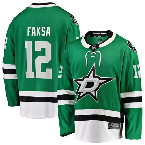 Men's Fanatics Radek Faksa Kelly Green Dallas Stars Home Breakaway Jersey