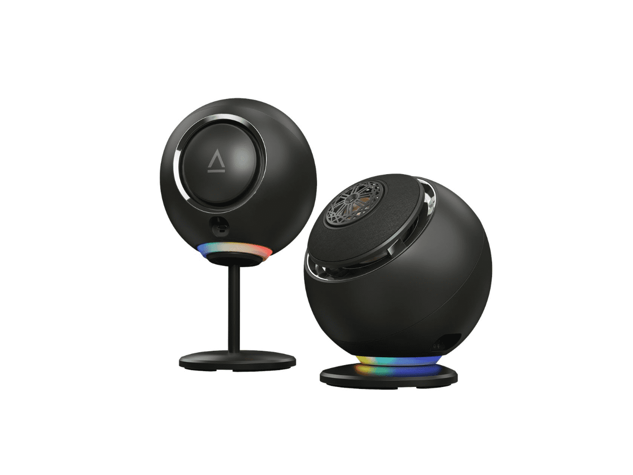 Creative Pebble Nova Premium 2.0 USB-C Speakers with Coaxial Drivers - Black