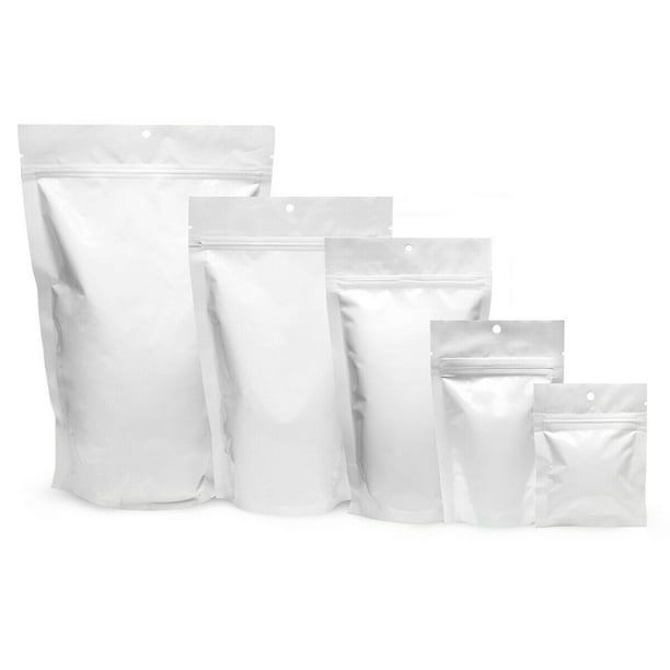 Premium Silver Metallized Heat Seal Bags 3 x 5 1/2 1/2 bottom seal 100  pack SVP35HS