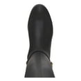 thumbnail image 3 of STYLE & COMPANY Womens Black Mixed Media Buckled Strap Cushioned Goring Kimmball Round Toe Block Heel Zip-Up Riding Boot 7 M, 3 of 4