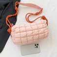 thumbnail image 3 of Bolsa De Hombro Bolso de mano para mujer, Bolso de viaje femenino sencillo de nailon a la moda (rosa), 3 of 8