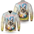 thumbnail image 3 of Happy Easter Ragdoll with Bunny Ear Headband and Flowers All Over Print 3D Baseball Jacket Cat Lover Kitten Owner Gifts Idea Bomber Jacket Softball - 13001, 3 of 6