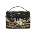 thumbnail image 2 of DIXRUYEE Train Case Cosmetics Organizer Fashion Liberty's Embrace Printed Size: 9x6.2x6.5 in, 2 of 5