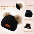 thumbnail image 2 of Monebena Kids Winter Beanie Hat Scarf Gloves Set Knit Warm Toddler Winter Cap Gloves Neck Warmer for Boys Girls 1-8 Year M01, 2 of 14