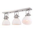 thumbnail image 2 of Golden Lighting 3118-3SF PW-OP Hines 3-Light Semi-Flush Mount with Opal Glass&44; Étain, 2 of 2