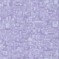 thumbnail image 1 of Ahgly Company Indoor Square Patterned Purple Mimosa Purple Area Rugs, 5' Square, 1 of 1