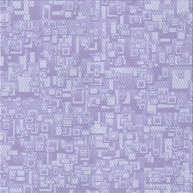 Ahgly Company Machine Washable Indoor Square Transitional Purple Mimosa Purple Area Rugs, 4' Square