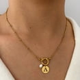 thumbnail image 3 of SKQIT Graduation Gifts Necklace for Women Gold Initial Necklace 18K Gold Plated Dainty Letter Necklace A-Z and Pearl Pendant Personalized Jewelry Birthday Gift, 3 of 7