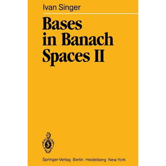 Bases in Banach Spaces II, (Paperback)