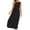 Black, variant on Conservative Dress Regular Fit Sleeveless Crew Neck 2026 Summer Plus Size Spring Dresses Solid Color Modest Dress Fashion for Business and Casual Green XL