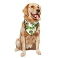 thumbnail image 4 of Dog Bandanas, Red Macaw Parrot Flower Plant Adjustable Dog Scarf Triangle Bib Handkerchief Accessories for Small Medium Large Dogs, Cats, Pets, 4 of 6
