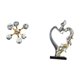 thumbnail image 5 of Figura decorativa moderna de una pareja besándose, ideal para escritorio, oficina, estantería, sala de estar, dormitorio, bodas, librería, armario o d, 5 of 8