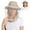 Beige, variant on Mosquito Head Net Hat - Bug Cap UPF 50+ Sun Protection with Hidden Netting for Beekeeping Hiking Men & Women