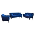 thumbnail image 3 of Topline Home Furnishings Chair, Charcoal Velvet, 3 of 6