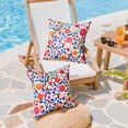 thumbnail image 4 of Fundas de Almohada QoBexim Estampado Floral Impermeable 45x45 cm Juego de 2, 4 of 8