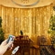 thumbnail image 4 of LED Curtain String Lights Christmas Garland Decor Fairy Light 8 Modes USB Remote Control Wedding Holiday Party for Bedroom Home, 4 of 5