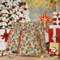 thumbnail image 6 of Naloa Camp Badge Drawstring Christmas Bags, 3D Xmas Gift Bags, Christmas Wrapping Bags, Xmas Goodie Bags, Treat Pouch Bags, Party Favor Bags-Medium, 6 of 9