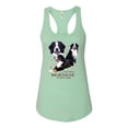 thumbnail image 2 of If It's Not a Bernese It's Just a Gift | Womens Lover Jersey Racerback Tank Top, Mint, X-Large, 2 of 3