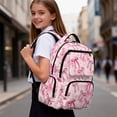thumbnail image 6 of Binienty Pink Bow Girls School Backpack Age 6-8 Large Capacity Lightweight Bookbag with Laptop Compartment Kids Day Pack Back to School Gifts for Children, 6 of 8