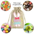 thumbnail image 6 of Easter Burlap Drawstring Bag Easter Burlap Bag with Drawstrings Goody Gift Bags with Drawstrings Easter Bag Burlap Easter Bunny Bags for Easter, 6 of 6