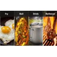 thumbnail image 4 of Lightweight Portable Wood Burning Camping Stove Camping Backpacking Stove Folding Wood Stove for Outdoor Hiking Camping Picnic Stove, 4 of 6