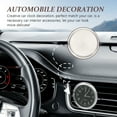 JiaHuin Car Metal Clock Stick On Digital Clock Decorative Clock For Car
