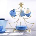 thumbnail image 4 of Portavasos de hierro Forma de árbol de Navidad hierro Enchapado al vacío sostenedor de la vaso de la encimera taza de del árbol taza de té accesorio de MagiDeal Portavasos de hierro, 4 of 7