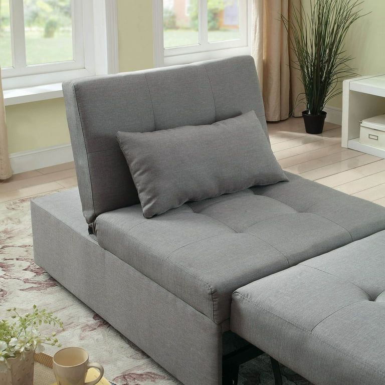 Furniture of America Betty Convertible Bed Ottoman Walmart