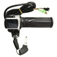 thumbnail image 1 of GLFILL Handlebar Throttle Grip Speed Controller Lcd Display Electric Bicycle Accelerate Accessories 36v/48v/60v 1 Throttle Grip 2 Keys 48V, 1 of 9