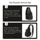 thumbnail image 2 of Sonducket para hombre Bolsa de pecho impermeable Camuflaje Botella de agua Riñonera Mochilas de mochilero Negro, 2 of 6