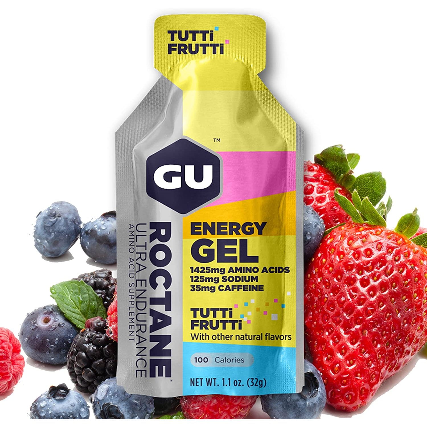 Roctane Ultra Endurance Energy Gel, 24Count, Tutti Frutti, The Ultra
