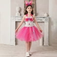 thumbnail image 2 of Toddler Girl Birthday Dress Floral Embroidery Tulle Formal Wedding Party Flying Sleeve Dress Spring Summer Clothes Baby Easter Dress, 2 of 9