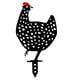 thumbnail image 4 of Adornos de pollo hueco acrílico para patio trasero estacas para césped decoración artística para patio (A) Sywqhk Libre de BPA, 4 of 6