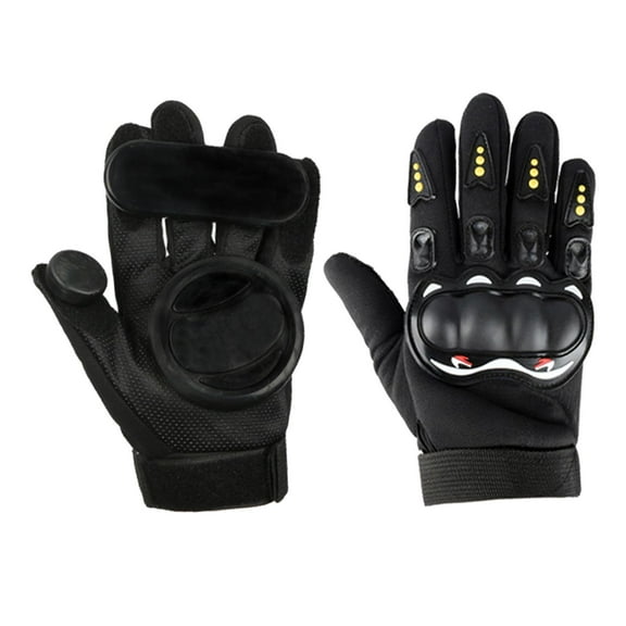 Skateboard Gloves with Sliders, Standard Longboard Downhill Slide Gloves