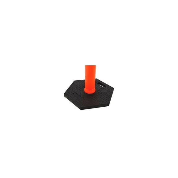 Global Industrial Rubber Base For Delineator Post, Hexagonal