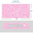 thumbnail image 3 of Cute Desk Mat Kawaii Mousepad Anime Aesthetics Desk Pad XXL Cute Checke and Mouse Pad Computer Keyboard Mat Office Desk Pad Protector .&#X.&#, 3 of 7
