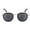 Gold, variant on "The Esteemed" Reading Sunglasses (Non Bifocal) Full Lens Sun Readers - Silver - 3.25