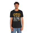 thumbnail image 4 of 'Lax Apparels God Is Still Working On Me Faith-Based Motivational T-Shirt, Unisex, Black Graphic Tee, 2XL, 4 of 5