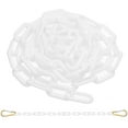 thumbnail image 6 of Uxcell 2Pcs Total 20Ft Plastic Safety Barrier Chain, 4 Magnetic Hooks, White, 6 of 6